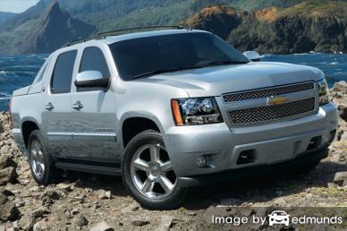 Insurance rates Chevy Avalanche in Miami