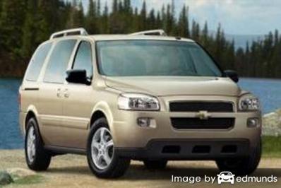 Insurance quote for Chevy Uplander in Miami