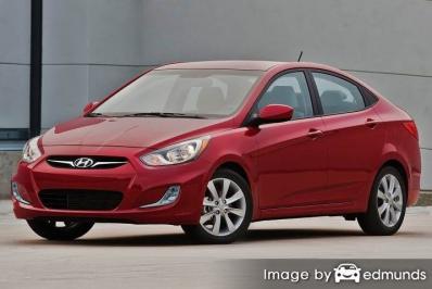 Insurance rates Hyundai Accent in Miami