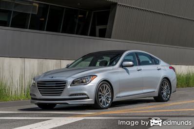 Insurance rates Hyundai G80 in Miami