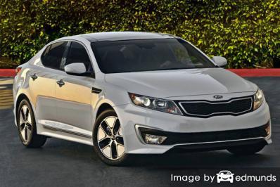 Insurance rates Kia Optima Hybrid in Miami