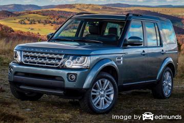 Insurance rates Land Rover LR4 in Miami