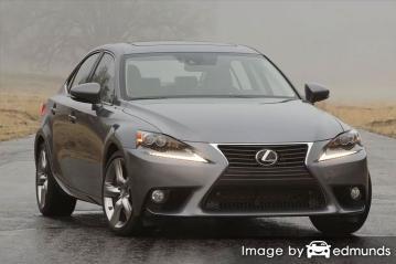 Insurance rates Lexus IS 350 in Miami