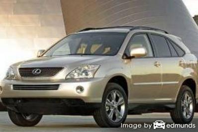 Insurance rates Lexus RX 400h in Miami