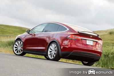 Insurance rates Tesla Model X in Miami